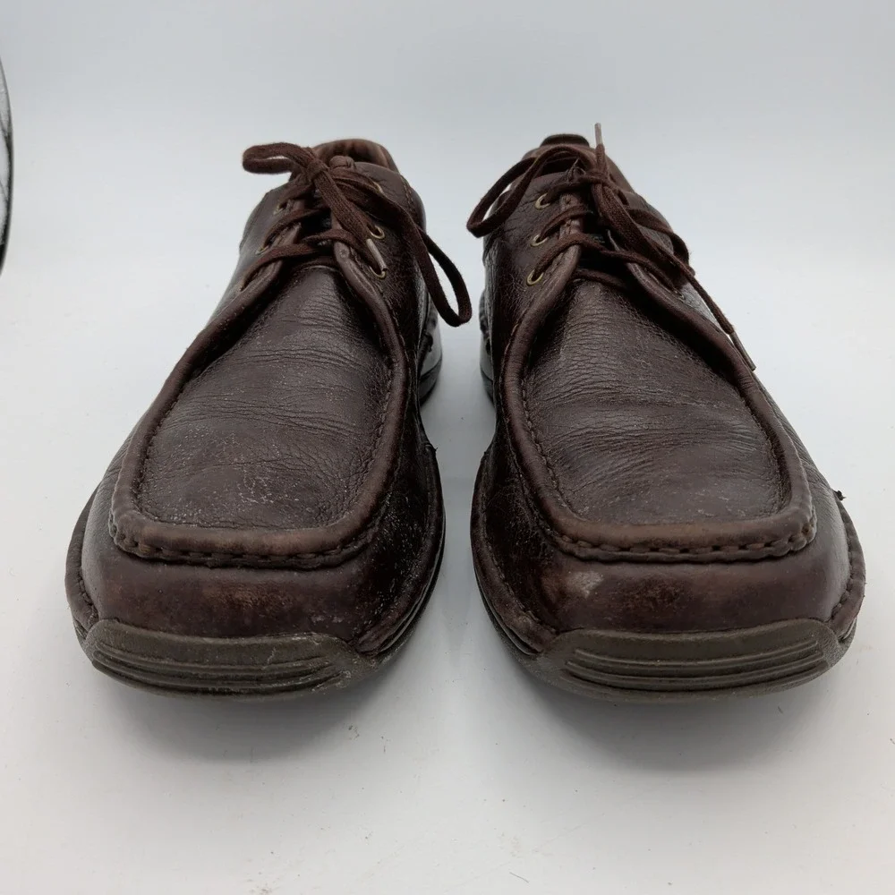 Red Wing 4041 Mens Brown Leather Moc Toe Oxford Work Shoes Size 11B Narrow